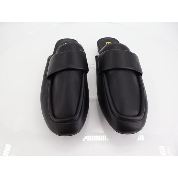 BC Footwear Brunch Date Mule Black Vegan Flat Born in California Size 10 - Picture 3 of 9